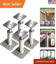 4 Pc Floor Jack Pot, 6.5" - 8.5" Height Adjut crew Jack, Houe Level uppo... - $83.14