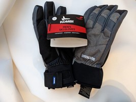 Kombi Waterguard Waterproof Windproof Winter Snow Ski Gloves Gray Men L NEW - £38.25 GBP