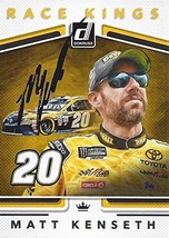 Autographed Matt Kenseth 2017 Panini Donruss Racing Race Kings (#20 De Walt Toyot - $31.49