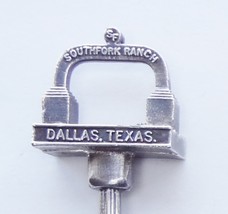 Collector Souvenir Spoon USA Texas Dallas Parker Southfork Ranch 3D Gate - £12.08 GBP