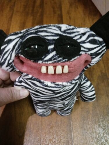 Fuggler Funny Ugly Monster Plush Grin Zebra - $19.79