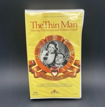 The Thin Man Myrna Loy William Powell VHS Tape Diamond Jubilee Collection - £7.78 GBP