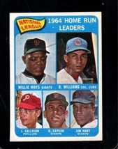 1965 Topps #4 MAYS/WILLIAMS/CALLISON/CEPEDA/HART Exmt - £17.08 GBP