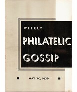Weekly Philatelic Gossip 1936 Stamp Collecting Magazine 3rd set of 5 - £3.88 GBP