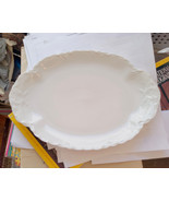 Oval Platter 11.75&quot; x 8.25&quot; Haviland Ranson MINT White Limoges France Fr... - $34.60