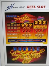 Sigma Slot Machine FLYER Double Sizzle Video Casino Vintage Gaming Sheet... - $22.21