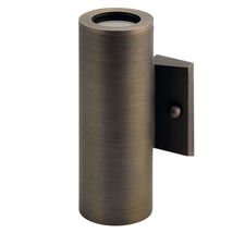 Kichler 15079CBR 2 light Up/Down Deck Light 12V In Centennial Brass - $89.09
