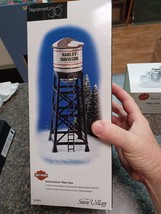 Department 56 “Harley Davidson Water Tower” Snow Village 54975 1998 With... - $39.59