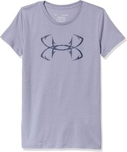 Under Armour Women&#39;s Fish Hook Logo T Shirt Purple Size XS NWT - £11.00 GBP