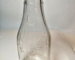 Old Glass Milk Bottle 5 cents Universal Store Bottle 1 Quart - $13.81