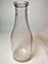 Old Glass Milk Bottle 5 cents Universal Store Bottle 1 Quart - £10.94 GBP