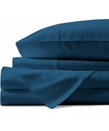 Lavish Touch 100% Cotton Double Brushed Flannel 160 GSM Sheet Set RV Twi... - £30.52 GBP