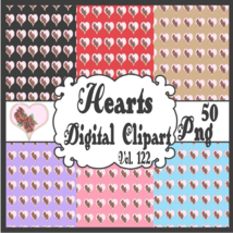 Hearts Digital Clipart Vol. 122 - £0.97 GBP