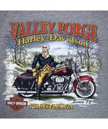 Harley Davidson Motorcycle Top Men XL Road Runner George Washington T-Sh... - £32.62 GBP