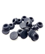 1/2" ID Rubber Panel Hole Plug for 1/8" Thick Wall 5/8" OD Solid Grommet 10 Pack - $12.27