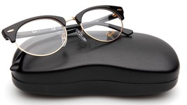 New Ray Ban Rb 3946-V 8057 Clubmaster Black Eyeglasses Frmae 52-19-145mm B38mm - £115.79 GBP