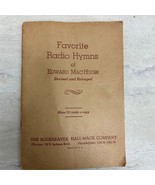 Vintage Favorite Radio Hymns of Edward MacHugh Song Book Good Condition - £10.72 GBP