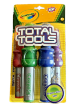 Crayola 4 Pack Total Tools Mega Poster Markers Red Blue Green Purple NIP... - $13.89