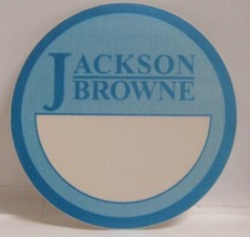 JACKSON BROWNE - VINTAGE ORIGINAL CONCERT TOUR CLOTH BACKSTAGE PASS *LAS... - £7.89 GBP