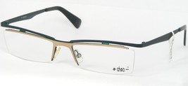 Vintage +Choc- C879 286 Light Brown / Green Rare Eyeglasses Choc 52-17-135mm - £62.11 GBP