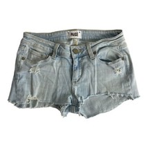 Paige Womens Shorts Adult Size 25 Cut off light wash Denim Booty Cut Off - £19.30 GBP