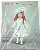 Shirley Augustine Pattern Doll Clothing Francine Dress 1984 - $16.13