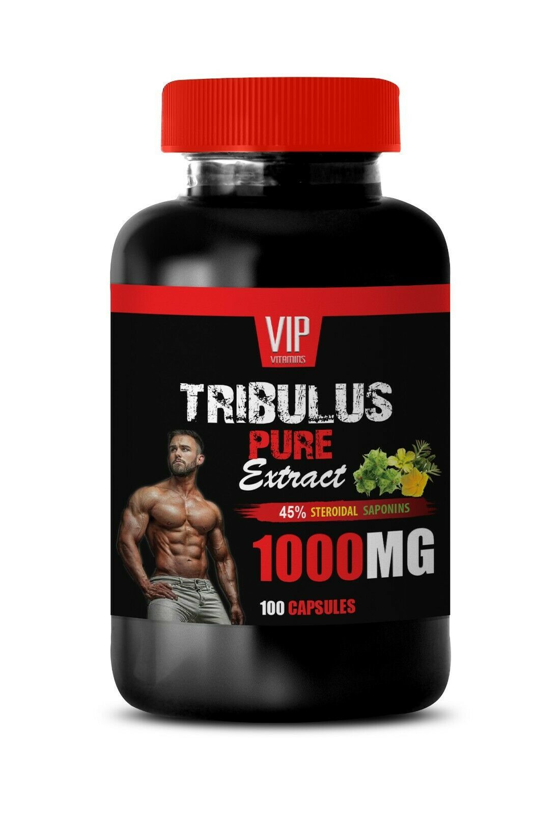 Primary image for testosterone booster for men - TRIBULUS PURE EXTRACT - men enhancement 100 CAPS
