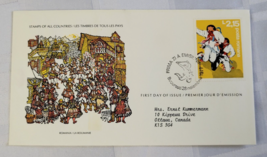 1979 FIRST DAY OF ISSUE ROMANIA STAMPED AND DATED ENVELOPE POSTAL STAMP ... - £10.40 GBP