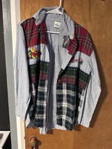 Vintage Disney Denim Button Down Christmas Winnie The Pooh New W/tags - £23.02 GBP