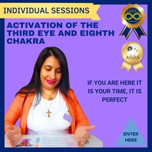 Individual Session Third Eye and Eighth Chakra Intuition Activation  - £27.59 GBP