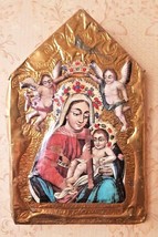 &quot;Madonna and Child&quot; Handmade Vintage Armenian Icon - $39.50
