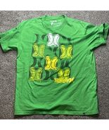 Hurley Graphic T-shirt Tee XL Men Green Yellow - $11.79
