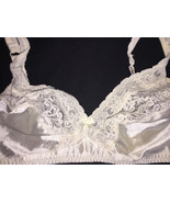 34/35 D VINTAGE WARNERS&#39; LACE CHARMERS Satin Lace Wirefree Women&#39;s Bra  ... - $676.51 MXN