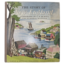 Vintage The Story of New England FIRST EDITION Hardcover  - 1941 - £22.01 GBP