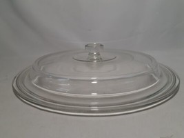 Replacement Large Round Glass Lid, 12.25&quot; (11.5&quot; inner diameter), Knob M... - £12.97 GBP