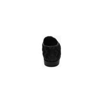 Stacy Adams Savoir Plain Toe Satin Slip On X-cross Texture Shoes Black 25611-001 image 2