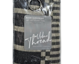 Urban Thread Room Darkening One Lined Grommet Panel Ranchester Charcoal ... - $33.99