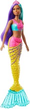 Barbie Dreamtopia Mermaid Doll, 12-inch, Teal and Purple Hair - £23.71 GBP