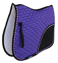 Horse Quilted All Purpose ENGLISH SADDLE PAD Tack Trail Riding Purple 72F05 - $38.60