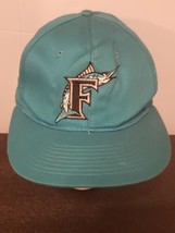 Vintage Florida Marlins Official Merchandise Hat Snapback Teal MLB - $29.99