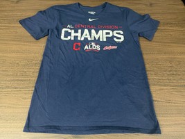 2016 ALDS Cleveland Indians Men’s Nike Blue T-Shirt – Small - £2.74 GBP