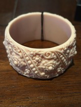 Heidi Daus 1.5 In Thick Bovine Carved Bangle Bracelet - £144.86 GBP