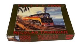 1000pc Nicolas Trudgian Southern Pacific Daylight Jigsaw Puzzle Roundhouse image 2