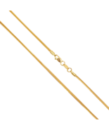 22ct Yellow Gold Foxtail Dragon Chain Necklace 20&quot; inches 1.5mm Width - $1,436.03 CAD