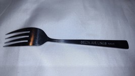 Vintage Delta Airline Abco Salad Lunch Cake Fork Flatware Silverware Collectible - £15.77 GBP