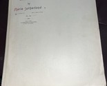 Prayer Sacred Song Sheet Music By Marie Sutherland 1905 - $5.94