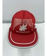 RARE Vintage 80’s 90s Ohio State Buckeyes 3 Stripe SnapBack Trucker Hat - $819.22 MXN