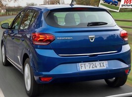 DACIA SANDERO III - Chrome Trunk Trim - Tailgate Accent - Premium Car Rear Detai - £20.03 GBP