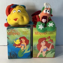 Set of 2 Disney The Little Mermaid Plush Toy Ornaments w/ Sabastion and ... - $7.98