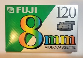 Fuji 120 8mm High Quality Video Cassette Tape P6-120 Brand New Sealed Un... - $4.99
